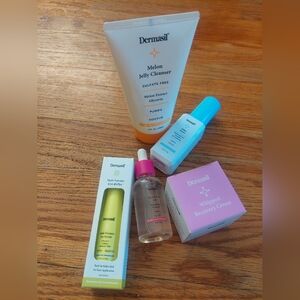 NEW DERMASIL 5PCS Fascial Products Oil Cream Serum Cleanser